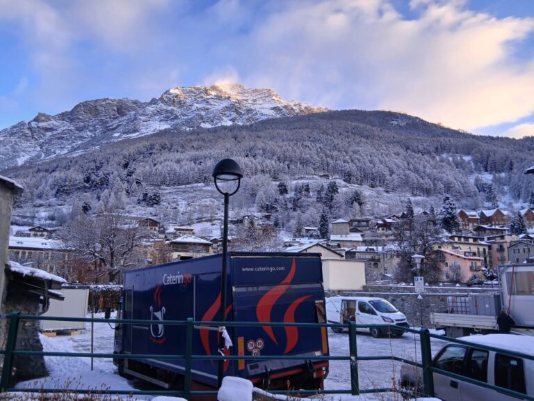 Cateringo - Bormio 2026 - camion cucina attrezzata per grandi eventi sportivi